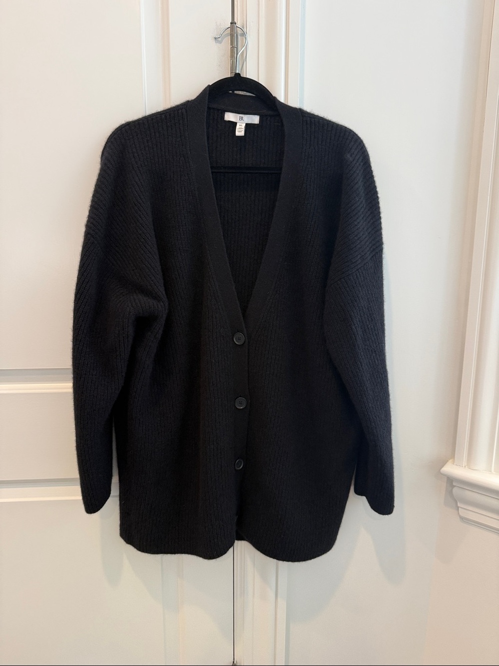 Banana Republic Black Oversized Cashmere Cardigan Size XL